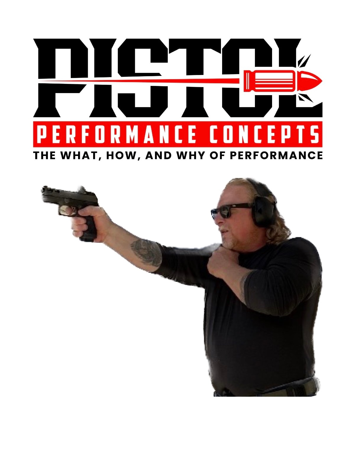 Instructor aiming pistol