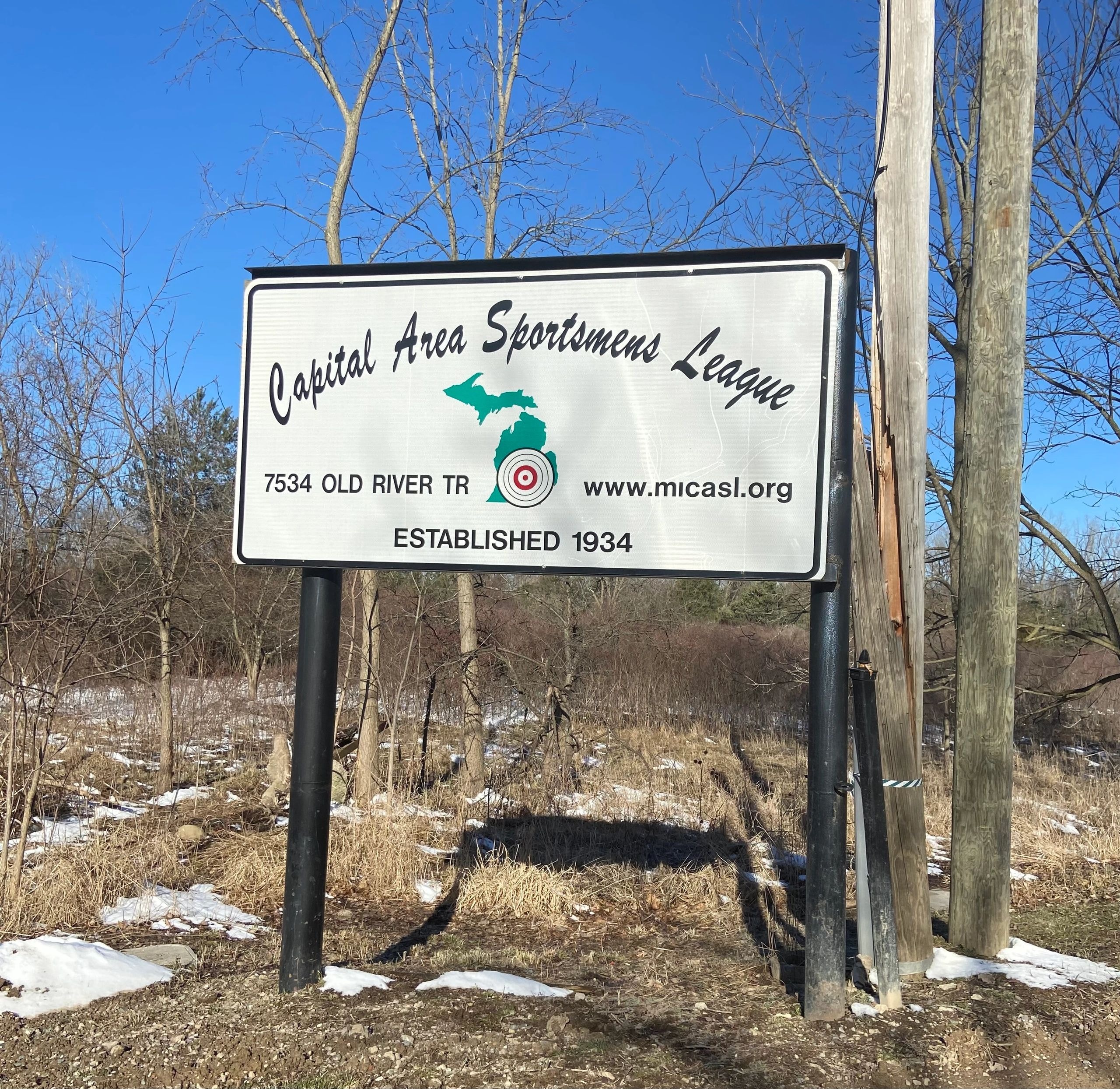 Capital Area Sportsmans League sign